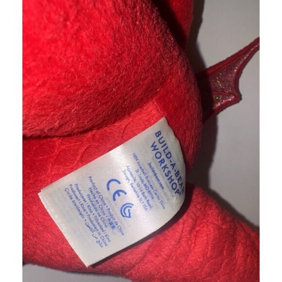 Build A Bear Magiquest Ellie Red Dragon GREAT WOLF LODGE Plush Stuffed Animal - Picture 6 of 7